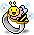 Busy Honey Bee Chat Ring